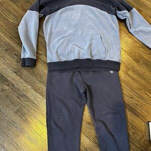 Abercrombie Kids Blue and Gray Matching Set